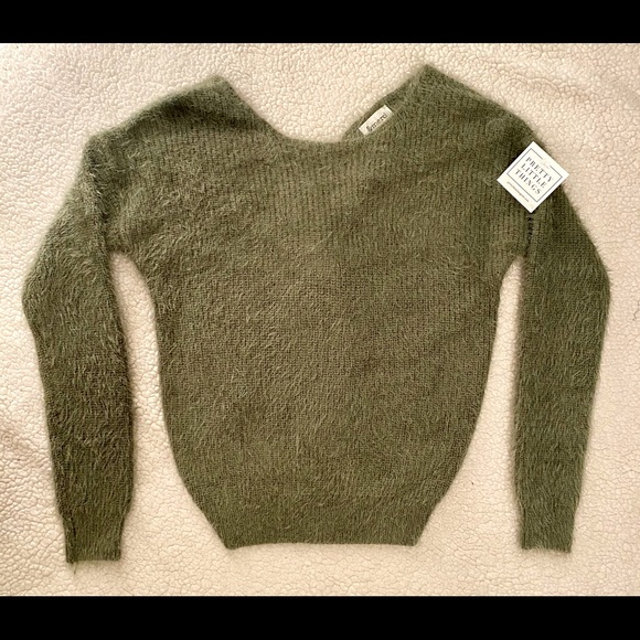 PrettyLittleThing Sweaters - &Merci Pretty Little Things Knot Back Sweater